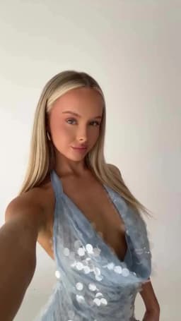Big Sequin Fish Tail Dress Halter Sexy Glitter Backless Hanging Neck Beach Long Dresses Lace Up Slim Fit Women Robes Summer New