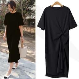 Loose Long Sleeveless Women's T-shirt Summer Korean Style plus Size Knee-Length Dress Milk Fiber Fabric Casual Casual Dress