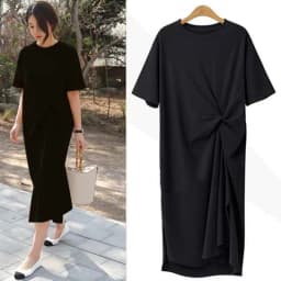 Loose Long Sleeveless Women's T-shirt Summer Korean Style plus Size Knee-Length Dress Milk Fiber Fabric Casual Casual Dress
