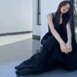 Black Strapless Long Dress Women Fashion Slim Sleeveless O-Neck High Waist Dresses Female 2026 Spring Summer new Party Vestidos