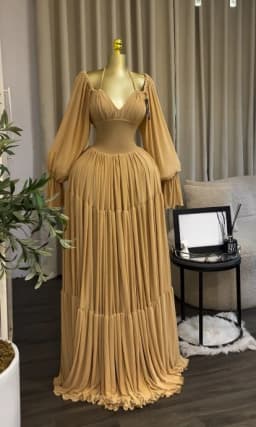 CM.YAYA 2026 Fall Winter Women Long Sleeve Halter Big Swing Long Maxi Dress Evening Birthday Trendy Sexy Vacation Party Dresses