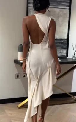 Women Elegant Pleated Irregular Slim Long Skirt Sexy Solid Backless Off-shoulder Dress New Dating Party Festival Club Prom Gown