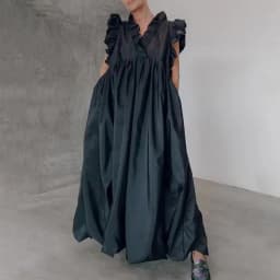 Elegant Women's Pleated Dress A-line Loose Ruffle Sleeveless Summer Casual Vintage Fashion V-Neck Summer Dress for Female