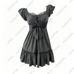 Streetwear Harajuku Polka Dot Print Y2K Dress Fashion Punk Braces skirt Spicy Girls Rock Goth Unique rock Punk Chic A-line skirt