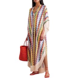 Bohemian Wave Print Long Dresses Women Fashion Casual Vacation Style Irregular V-neck Loose Dress Tassel Patchwork Beach Vestido