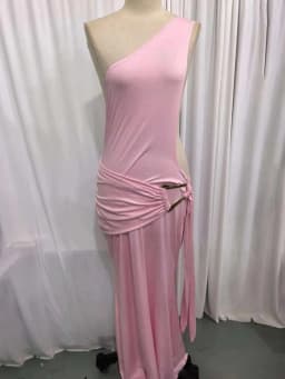Townlike Ribbon Slim Bodycon Maxi Long Dress Women One Shoulder 2025 Summer Dress Backless Evening Nightclub Sexy Party Dresses