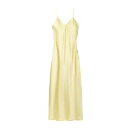 New Elegant women's fashion silk satin texture MIDI dress sexy backless party slip dress
