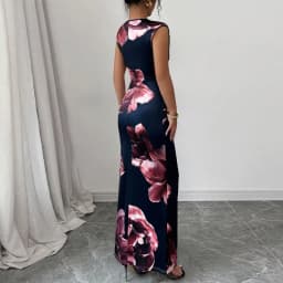 Sexy Bodycon Maxi Dresses For Women 2025 Summer Fashion Sleeveless O-neck Slim Long Party Dress Elegant Vestidos