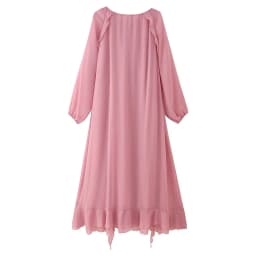 YENKYE 2025 Women Cascade Ruffles Lace Up V Neck Chiffon Long Dresses Full Sleeve A-line  Holiday Autumn Dress Maxi Vestidos