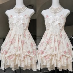 2000s Gothic Vintage Mini Dress Women Sleeveless Strap Party Dress Evening Lace Retro Cltohing Japanese Y2k Black Chic Lolita