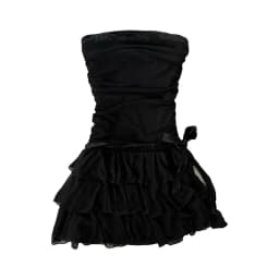 Harajuku Women Casual Chic Dress Sexy Slim Fit Chic Solid Color Bowknot Design Suspender Mini Dresses Y2K Gothic Rock Streetwear