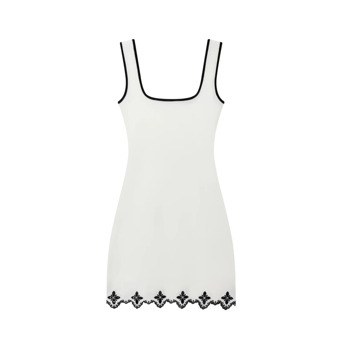European and American style 2025 winter new women's clothing artificial pearl embroidery sleeveless short dress