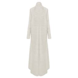 Miyake Pleated Turndown Collar Long Sleeve Cardigan Dress Long Coats Women New Abaya Fashion Solid Loose Large Size Clothes