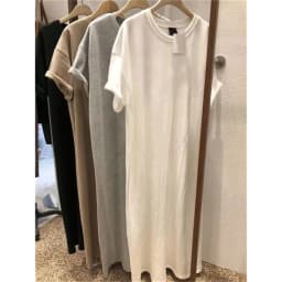 Loose Short Sleeve T-Shirt Dress Korean Style Hong Kong Style Design Open Split Outerwear Suitable Summer Straight Cut Dress