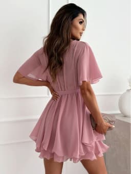 Chiffon White Women Dress for 2025 Summer Short Sleeve Slim Fit Fashion Korean Female Clothing Party Vintage Formal Occas Dress