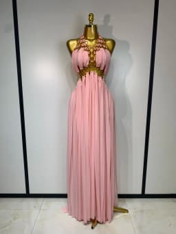 Women Sexy Hollow Out Backless Long Dress Nightclub Bar Stage Performance Costume Eveing Birthday Party Homecoming Dress
