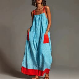 Summer New Elegant Sleeveless Striped Suspender Dress Women's Fashion Boho Casual Office Holiday Party Dresses For Women Robe
