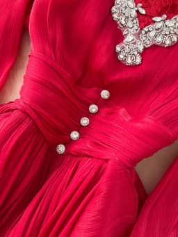 Spring Autumn Women Party Long Dress Elegant Female Red/Purple/Beige/Black Diamonds Patchwork Ruffle A-Line Maxi Vestidos New