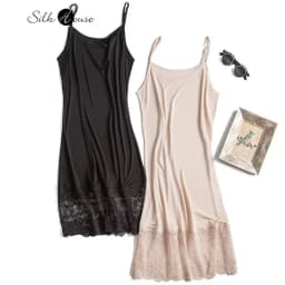 Silk Knitted Silk Dungaree Dress Slip Dress Lace Underskirt Nightdress 2021 New Fashion Women's Clothing