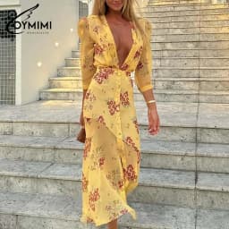 Oymimi Women's White Ditsy Pink Floral Smocked Dress 2026 Spring Strapless Ruffle Tiered Mini Dresses Date Casual Chic Outfit