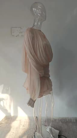 LGRQ 2026 New Summer Fashion Women Clothes Round Neck Lantern Sleeves Satin Short Dress With Shorts Under Two Pieces Set