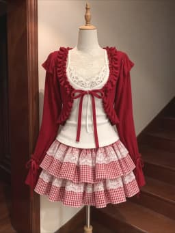 Kawaii Lolita Ruffle Dress Women Japanese Sweet Lace Bow Vintage Cake Dress Harajuku Y2k Bodycon Bandage Dress 2026 Summer New