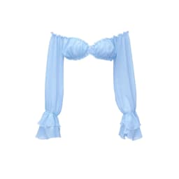 Ruffle Beach Dresses Cover Up Women Long Sleeve Bandeau Dress High Waist Beach Cover ups Summer Bandage Beachwear Dress Clothing