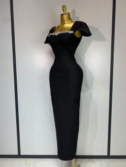 Women Celebrity Sexy Square Collar Bodycon Bandage Long Dress 2025 Luxury Birthday Dresses Knitted Elegant Evening Party Outfit