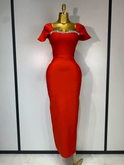 Women Celebrity Sexy Square Collar Bodycon Bandage Long Dress 2025 Luxury Birthday Dresses Knitted Elegant Evening Party Outfit