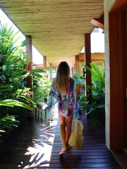 Print Long Sleeve Mini Dress Cover Up Women Party Pintuck Dresses Cap-Sleeve O Neck Ruched Elegant Holiday Beach Robe