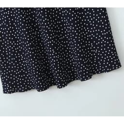 YENKYE 2025 Women Navy Blue Polka Dot Long Dress Lace Trim V Neck Short Sleeve A-line Elegant Holiday Dresses Summe Maxi Robe