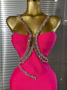 Women Sexy Sleeveless Luxury Rhinestone Maxi Long Bodycon Bandage Dressed Birthday Party Elegant Knitted Bodycon Clothing