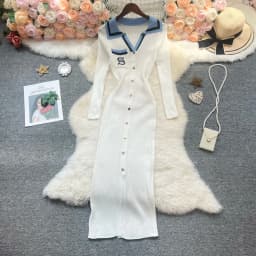YuooMuoo Brand Fashion Summer Knitted Dress Women 2025 New Y2K Embroidery Long Bodycon Sweater Dress Streetwear Lady Vestidos