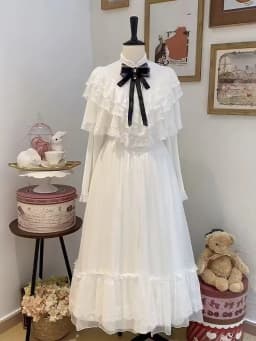 2026 Autumn New Women's Midi Dress French Vintage Lace Evening Gown Romantic Fairy Princess Style Elegant Party Formal Wear