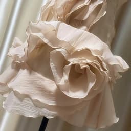 DEAT Fashion Petal Ruffles Edge Off Shoulder Dress Women's V-neck Sleeveless High Waist Irregular Mini Dresses Summer 7AB9438