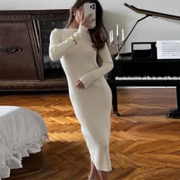 Elegant Women's Knitted Dress O-Neck Short Sleeve Solid Hip Package Lady Long Dresses 2026 Summer Fall Fashion Female Vestidos