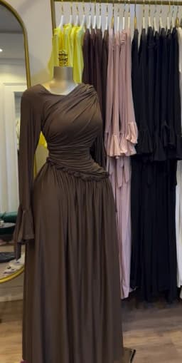CM.YAYA Women Full Sleeve O-neck Elegant Long Dress Edible Tree Fungus Sweet Holiday Beach Evening Sexy Party Dresses Vestidos