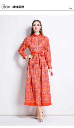 AIMEILI Women Autumn Elegant Dress Shirt Female High Quality Vintage Yellow Party Robe Femme Lantern Sleeve Designer Vestidos