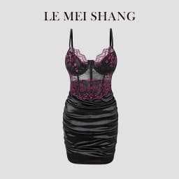 Hot Girls Slim Spaghetti Strap Mini Dresses Women Sexy See Through Flower Lace Fold Package Hip Bodycon Short Dress Club Vestido