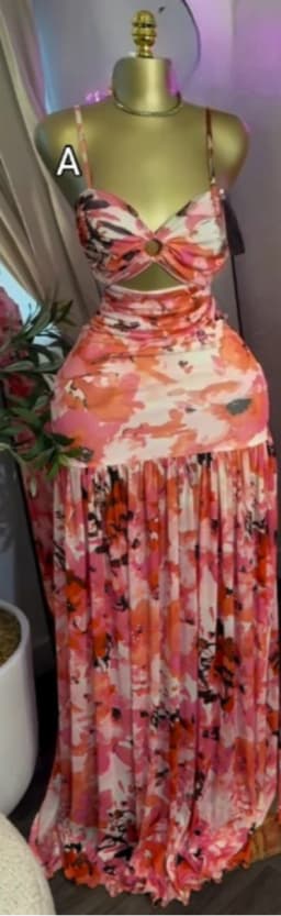 CM.YAYA Women Sleeveless Floral Printed V-neck Strap Ruffles Maxi Bodycon Dress 2026 Street Beach Even Birthday Party Dresses