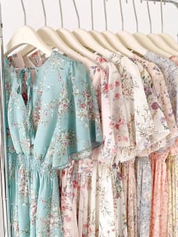 2026 Summer Women Ruffled Short-sleeved Chiffon Dress V-neck High Waist Floral Print Beach Midi Dresses Backless Sexy Vestidos