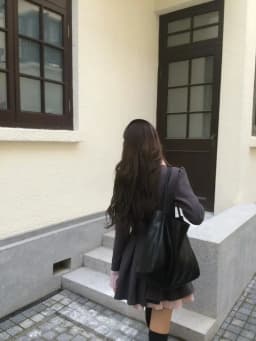 Women Korean College Preppy Mini Fake Two Pieces Shirt Dress Korean Chic Girl Bow Frock Long Sleeve One-Piece 2000s Sweet Y2k