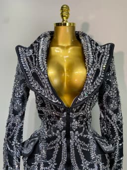 High Quality Luxury Nightclub Evening Birthday Dresses Stage Perform Outfit Sparkly Rhinestone Women's Elegant Party Sexy Dress