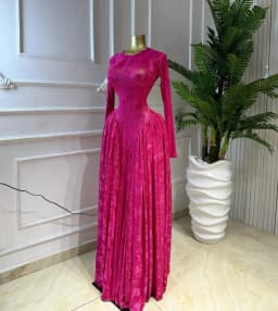 CM.YAYA Women O-neck Long Sleeve Pleated Inner A-line Maxi Dress 2026 Evening Sexy Party Birthday Vacation Long Dresses Vestidos