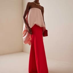 New Arrival Red Evening Maxi Dress with Pink Cape 2 Colors Chic Women Formal Party Dresses 2025 Couture فساتين سهرة