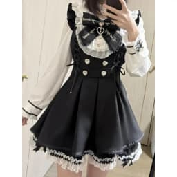 Japanese Style Lolita 2 Piece Set Y2k Mini Skirt Woman Harajuku Sweet Kawaii Print Dress Tops Korean Fashion Elegant Dress