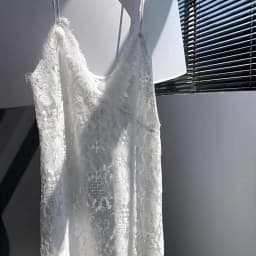 V-neck White Eyelet Lace Slip Dress Women's Summer Transparent One-piece Dress Elegant Ladies Sleeveless Cover-Up Short Dress