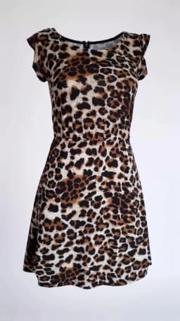Women Summer Dresses Leopard Print Dress Plus Size S-XXL Slim Beach Dress Girl High Quality Casual Mini Dress