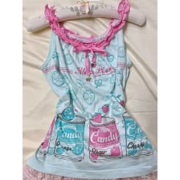 Sweet Japanese Style Tiered Sleeveless Dress with Polka Dots Cute Mini Cake Dress Summer Casual Feminine Outfit for Women New