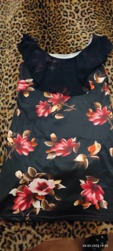 Dress Women Summer 2023 Sexy Floral Printing Splicing Printed Slim Mini O Neck Dresses Casual Vestidos ZCQZ9